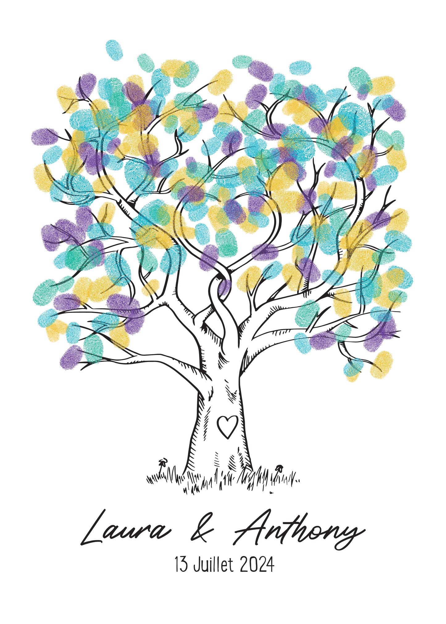 Arbre à empreintes personnalisable