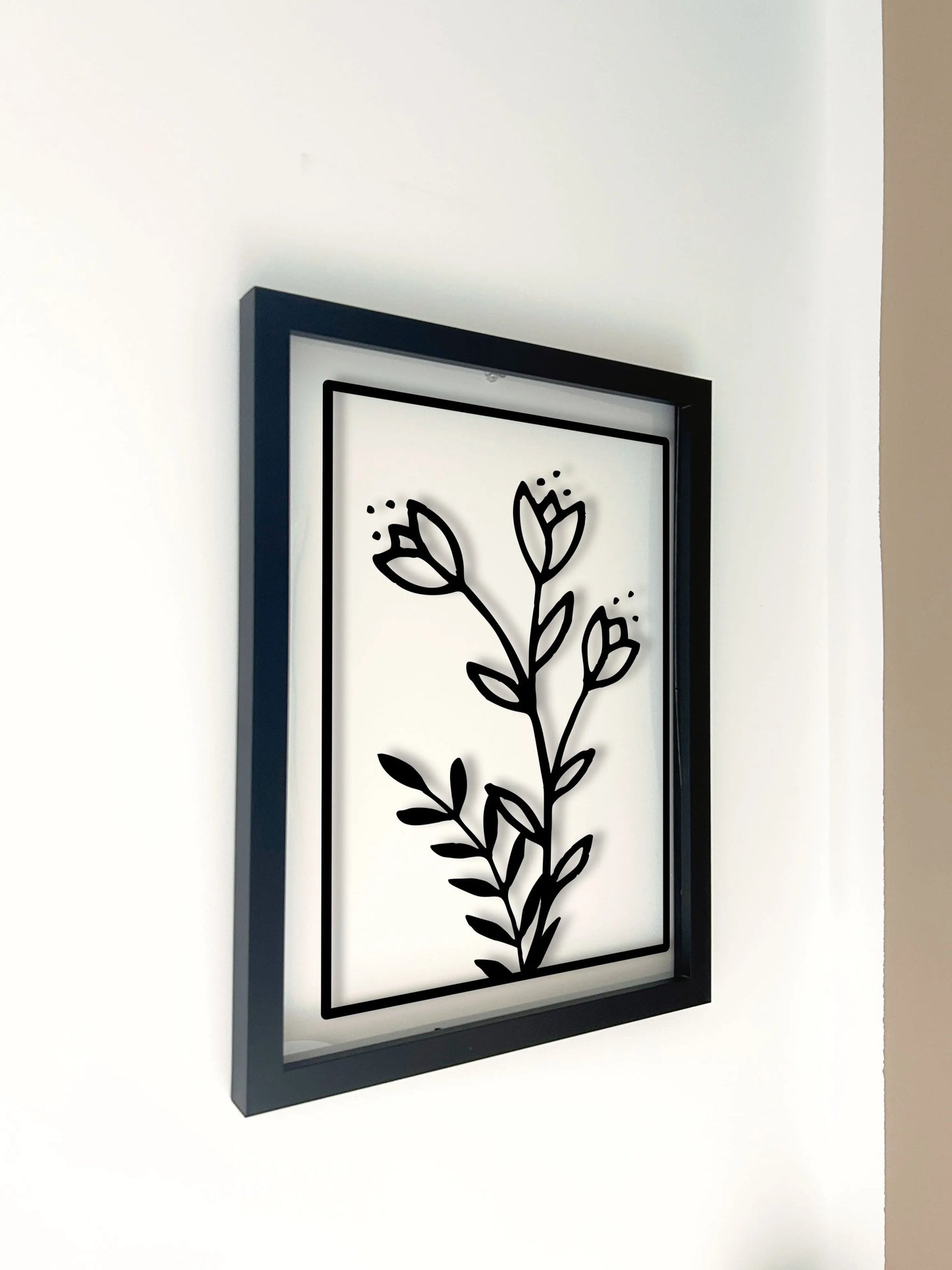 Cadre Fleurs Tranquillou Bisou