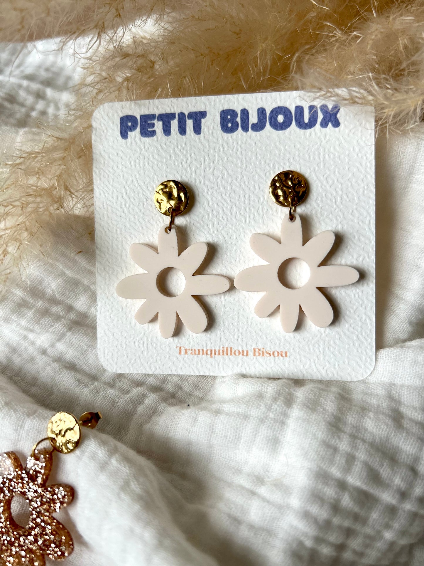 Boucles d'oreilles Marguerite
