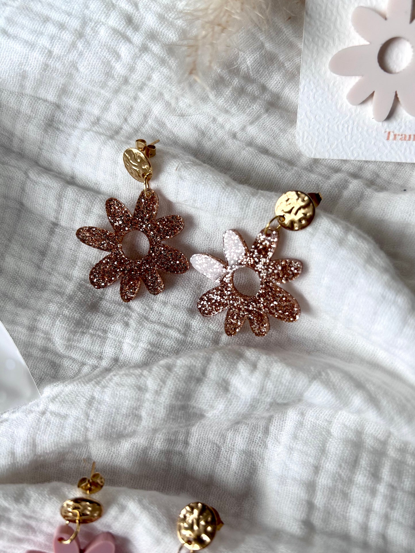 Boucles d'oreilles Marguerite