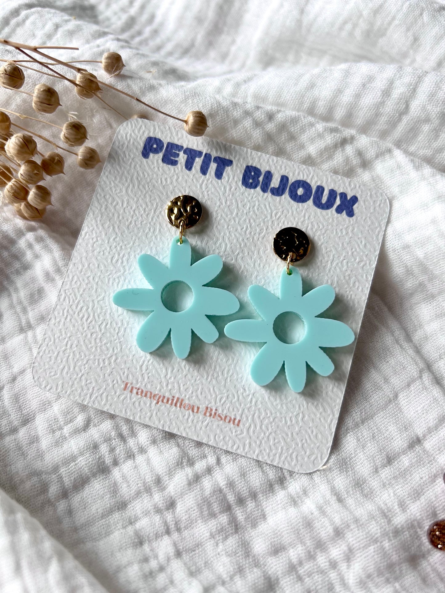 Boucles d'oreilles Marguerite