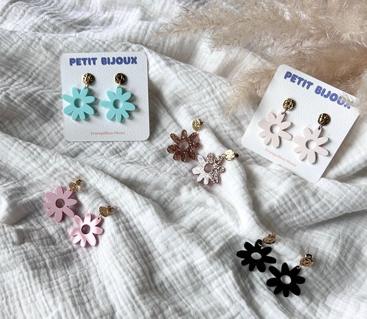 Boucles d'oreilles Marguerite