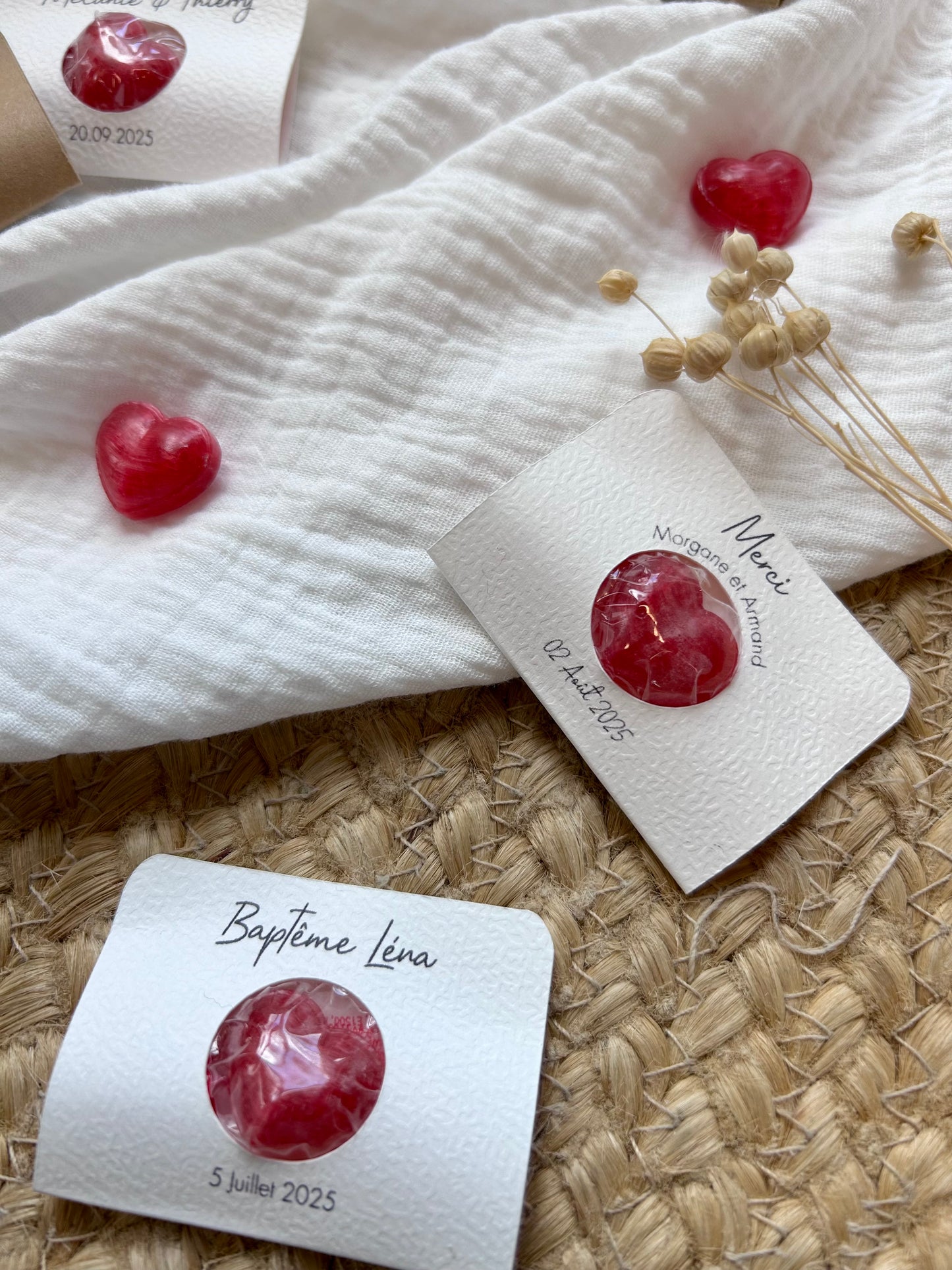 Mini Bonbon Coeur personnalisable