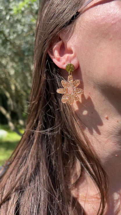 Boucles d'oreilles Marguerite