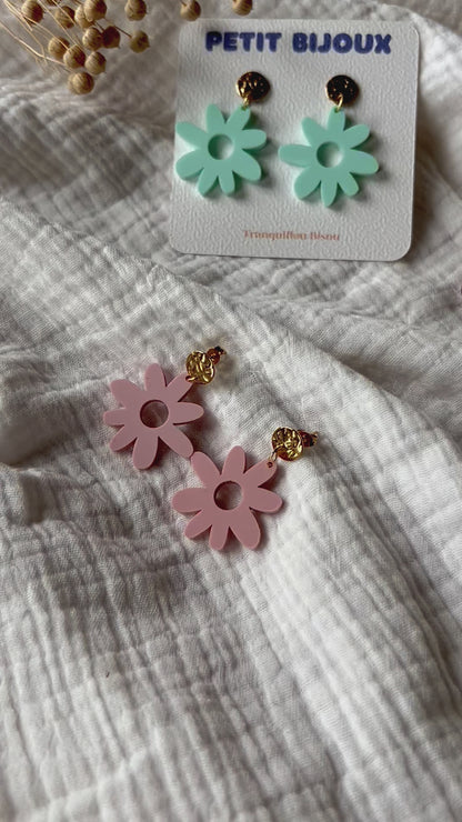 Boucles d'oreilles Marguerite